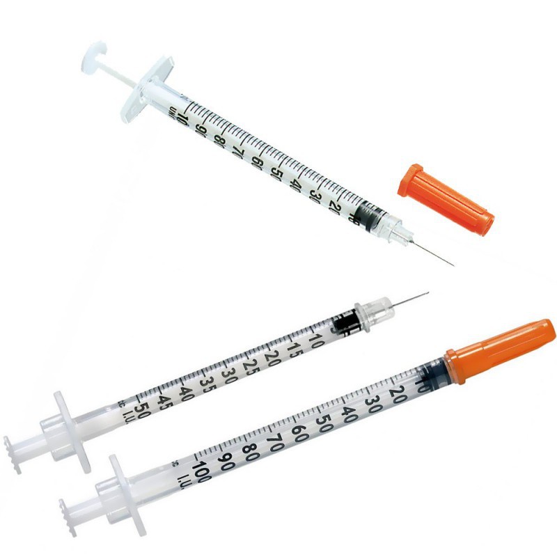 Kim tiêm tiểu đường Insulin BD 1ml cc x 30G hộp 100 cây tiêm meso giảm béo