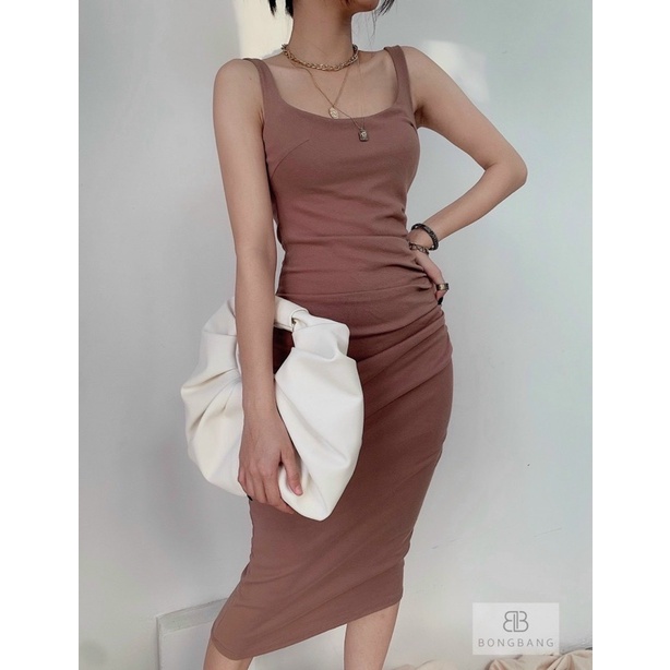 VÁY BODY BA LỖ DÚN EO CHẤT ĐẸP MS16443