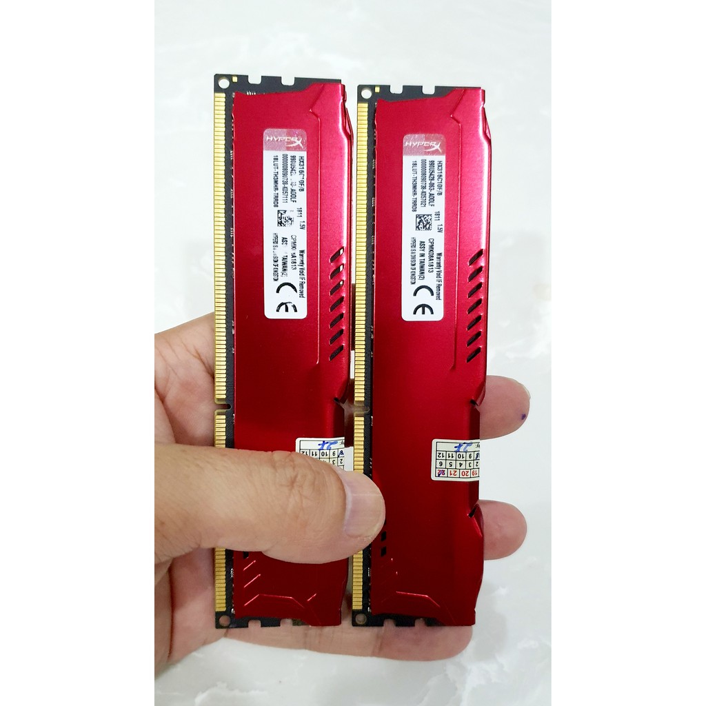 【SGComputer】Kit Ram Kingston HyperX DDR3 8GB x 2 Bus 1600 [BH 09/2022]