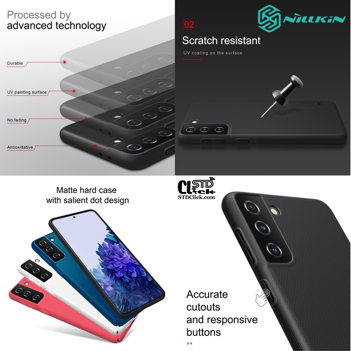 ỐP LƯNG SAMSUNG GALAXY S21 PLUS NILLKIN NHỰA CỨNG CHÍNH HÃNG
