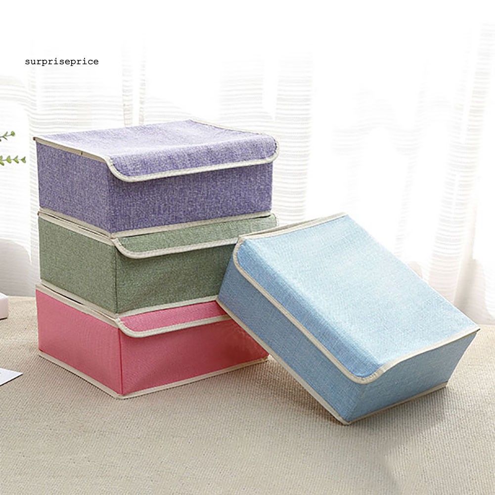 Hộp Đựng Đồ Lót Nhiều Ngăn Bằng Nhựa Cho Tủ Đồ