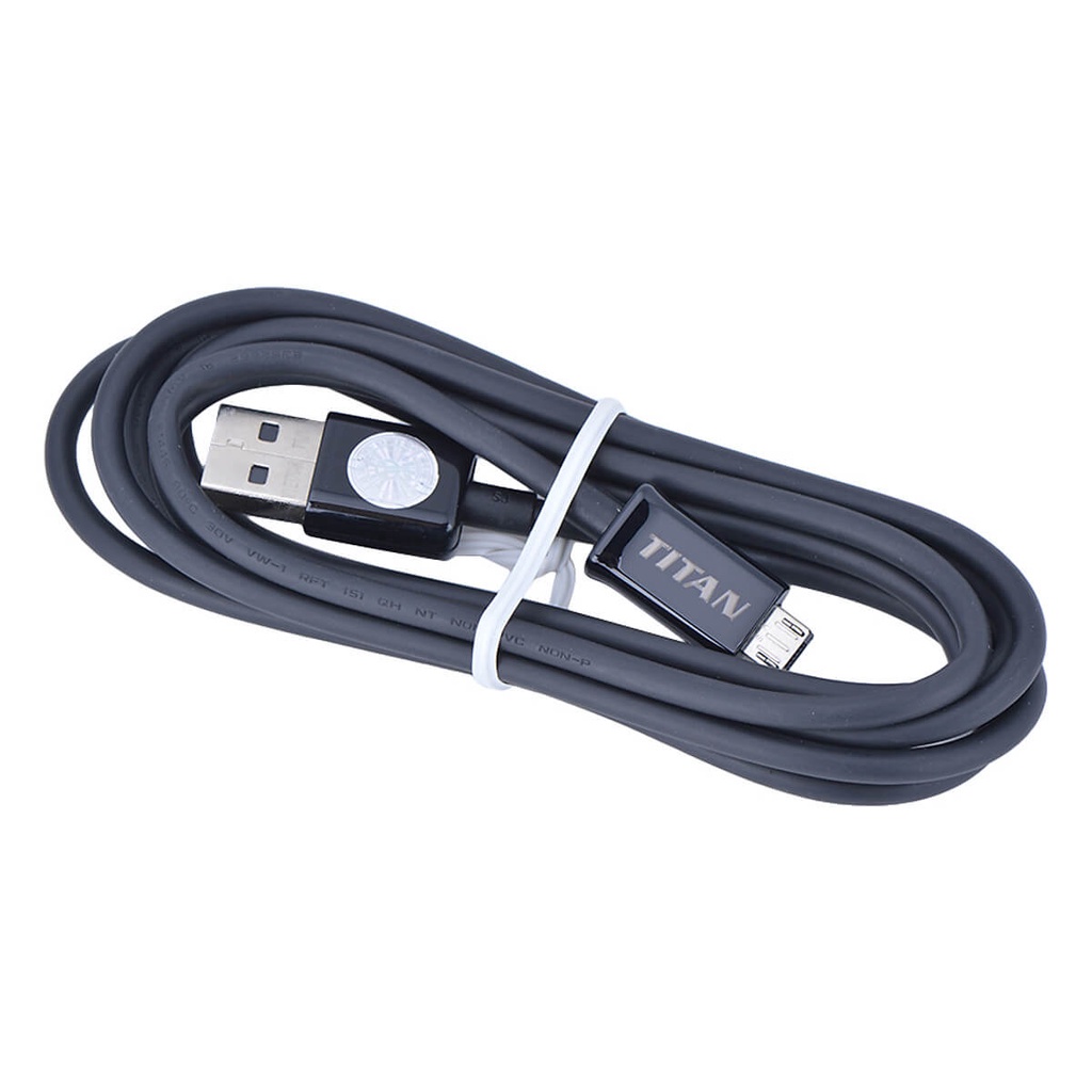 Cáp Sạc Titan Micro USB TITAN-CA10 (1m) - Trắng