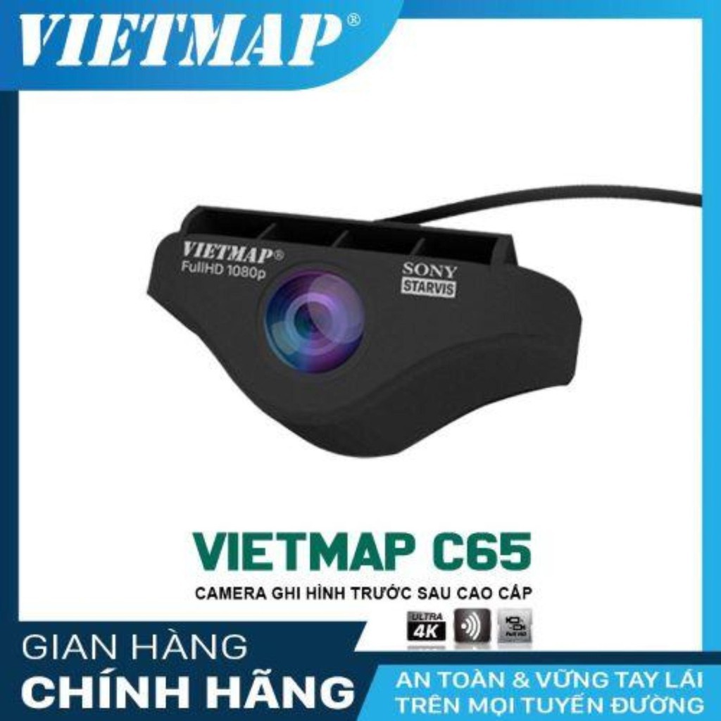[Hỗ Trợ Lắp Đặt Miễn Phí Tận Nơi] CAMERA HÀNH TRÌNH VIETMAP C65 CAMERA GHI HÌNH TRƯỚC SAU CAO CẤP | BigBuy360 - bigbuy360.vn