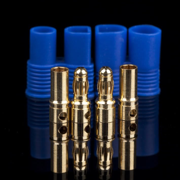 Set 5 Cặp Đầu Nối Phích Cắm Bắp Chuối EC2 EC3 EC5 EC8 2MM 3MM 5MM 8MM Cho Máy Bay Điều Khiển Từ Xa