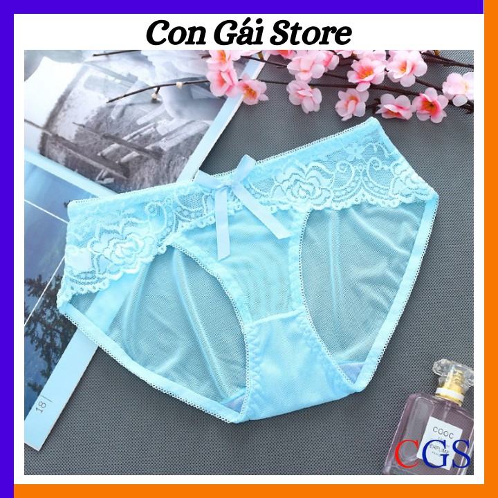 Quần lót đẹp siêu mỏng gợi cảm ren cao cấp thoáng khí TL006 – Con Gái Store
