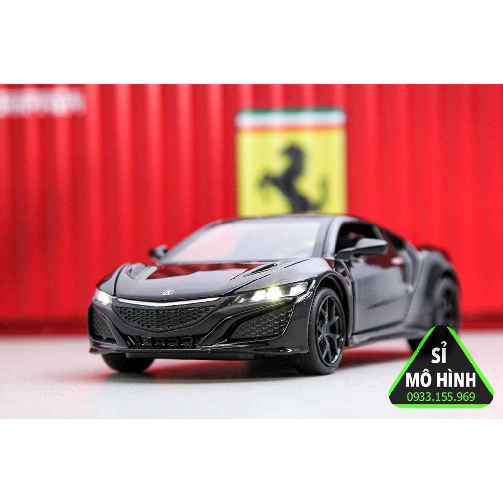 [ Sỉ Mô Hình ] Xe mô hình siêu xe Honda Acura NSX 1:32 Đen