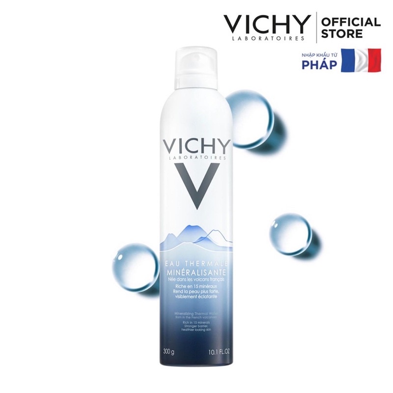 XỊT KHOÁNH VICHY CUNG CẤP NƯỚC KHOÁNG CHẤT CHO DA