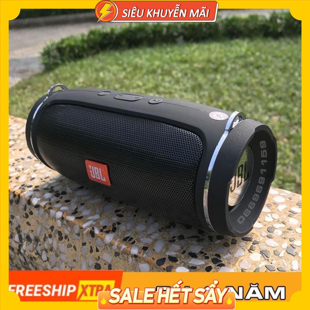 Loa Bluetooth JBL Charge 4+ Mini bass tốt khoẻ - có dây đeo hàng cao cấp