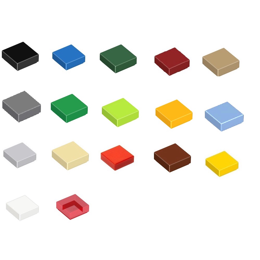 Đồ chơi xếp hình Lego Gạch lẻ Tile 1 x 1 with Groove