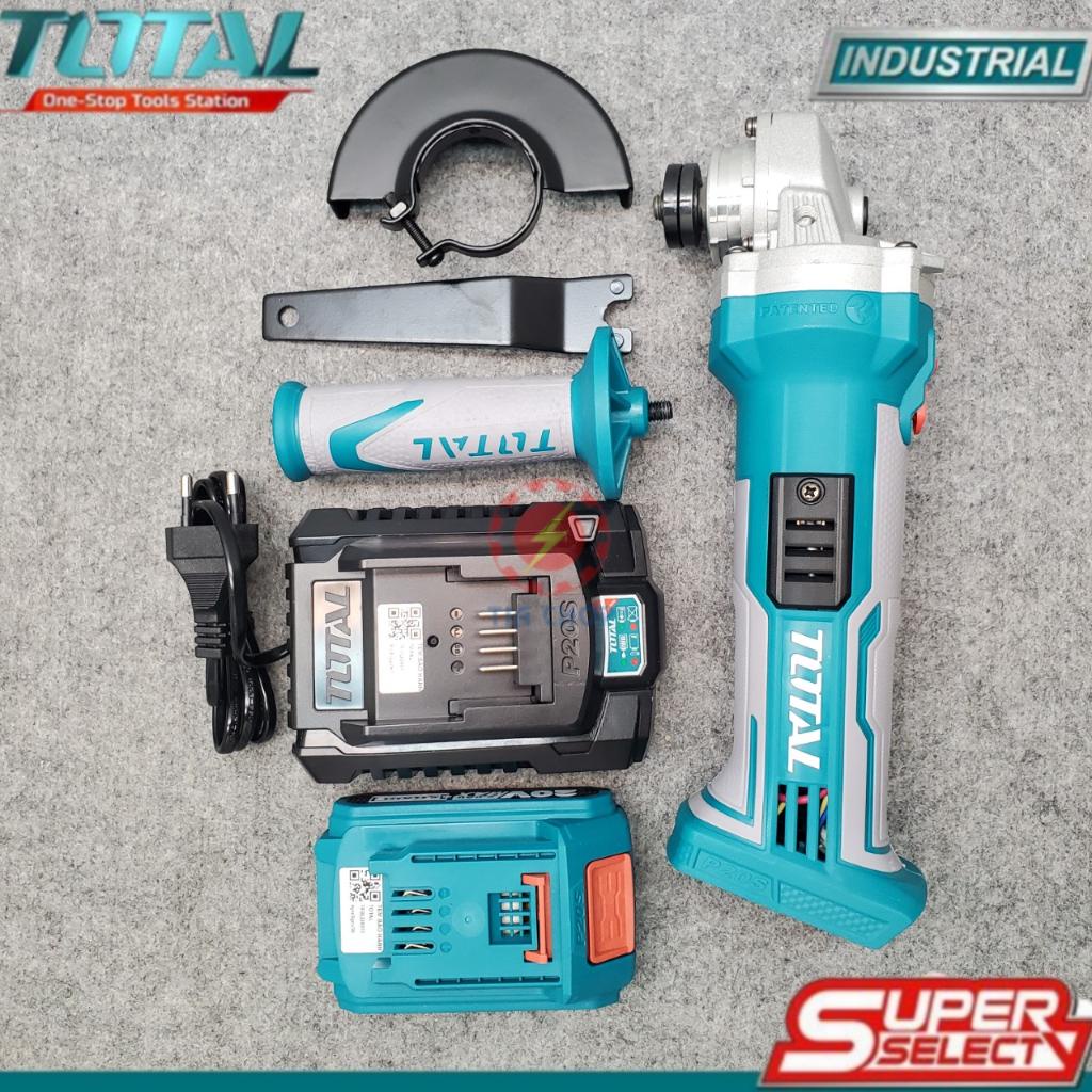 Máy mài góc dùng pin 20V 100mm Total TAGLI1001