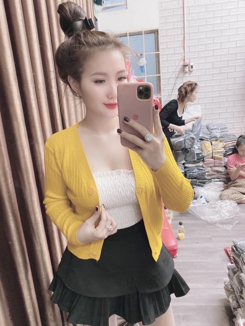 Áo Khoác Len Dệ Kim Mịn Đẹp