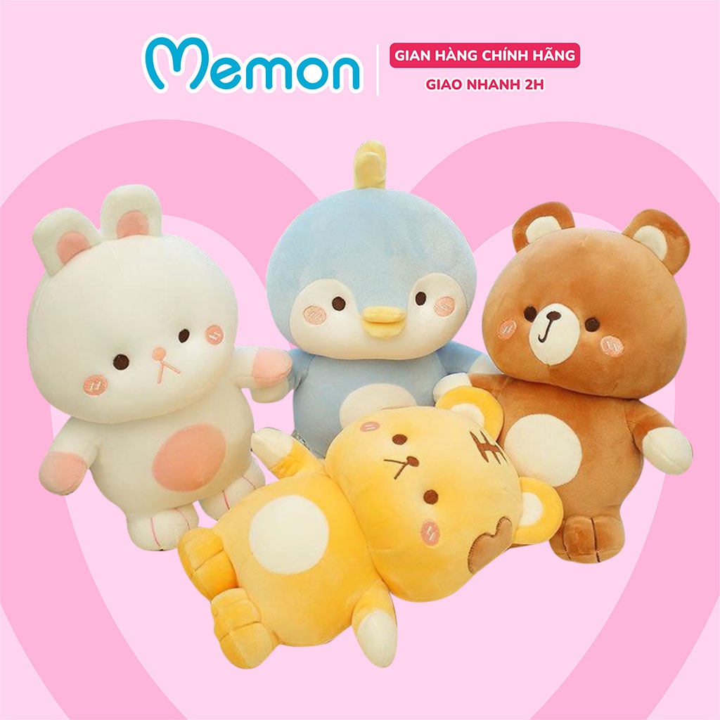 Gấu Bông Bộ Tứ Dễ Thương Cho Bé Cao Cấp Memon