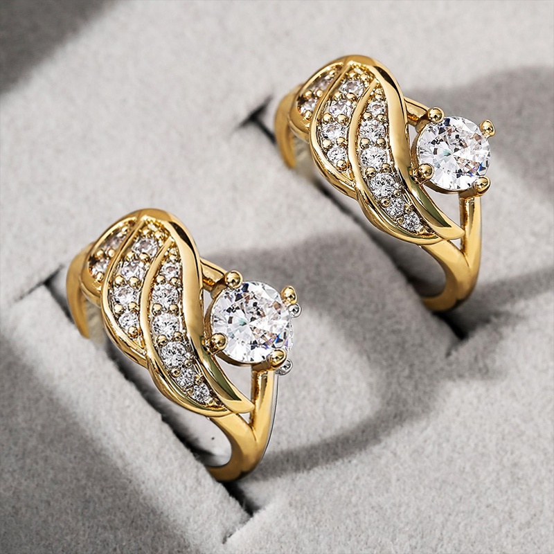 Nhẫn Hình Cánh Thiên Thần Đính Đá Thời Trang