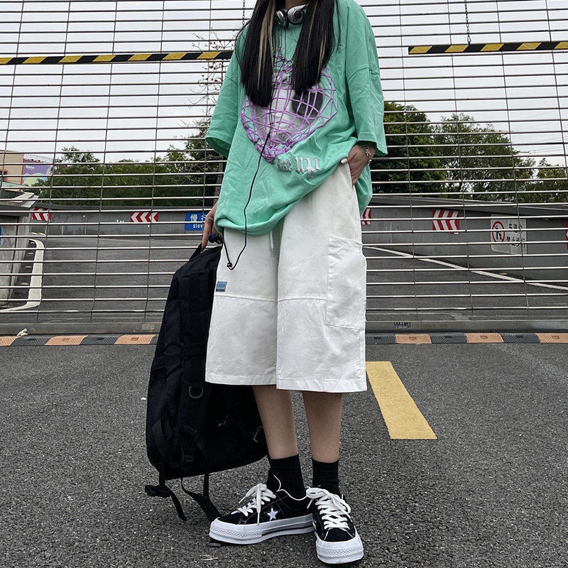 Quần Đùi Over-On-Knee Dáng Mỏng Thời Trang Mùa Hè Hàng Mới Dành Cho Nam Và Nữ Kích Thước 2022