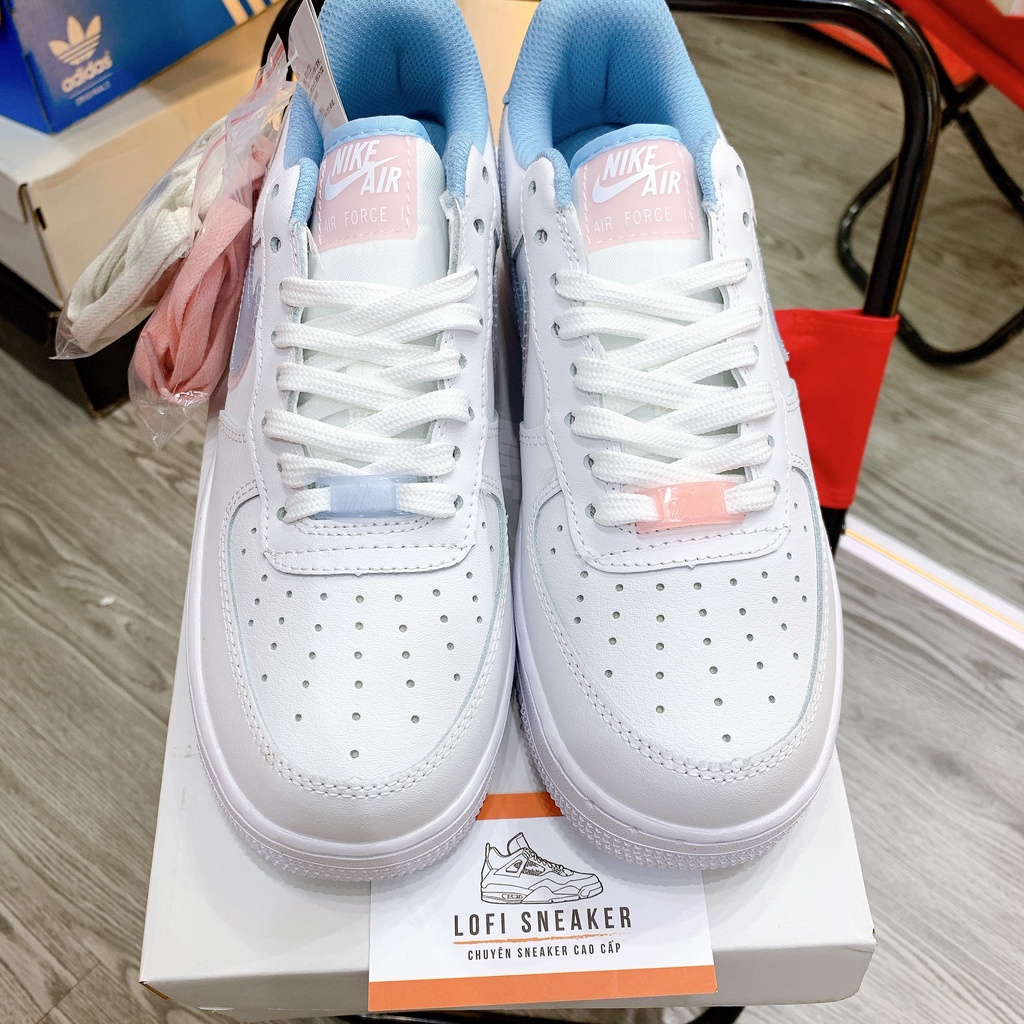 [ẢNH THẬT - FULL BOX] Giày thể thao af1,sneaker af1 lv8 xanh bản trung hàng 1/1 cao cấp full phụ kiện 2 dây đi kèm