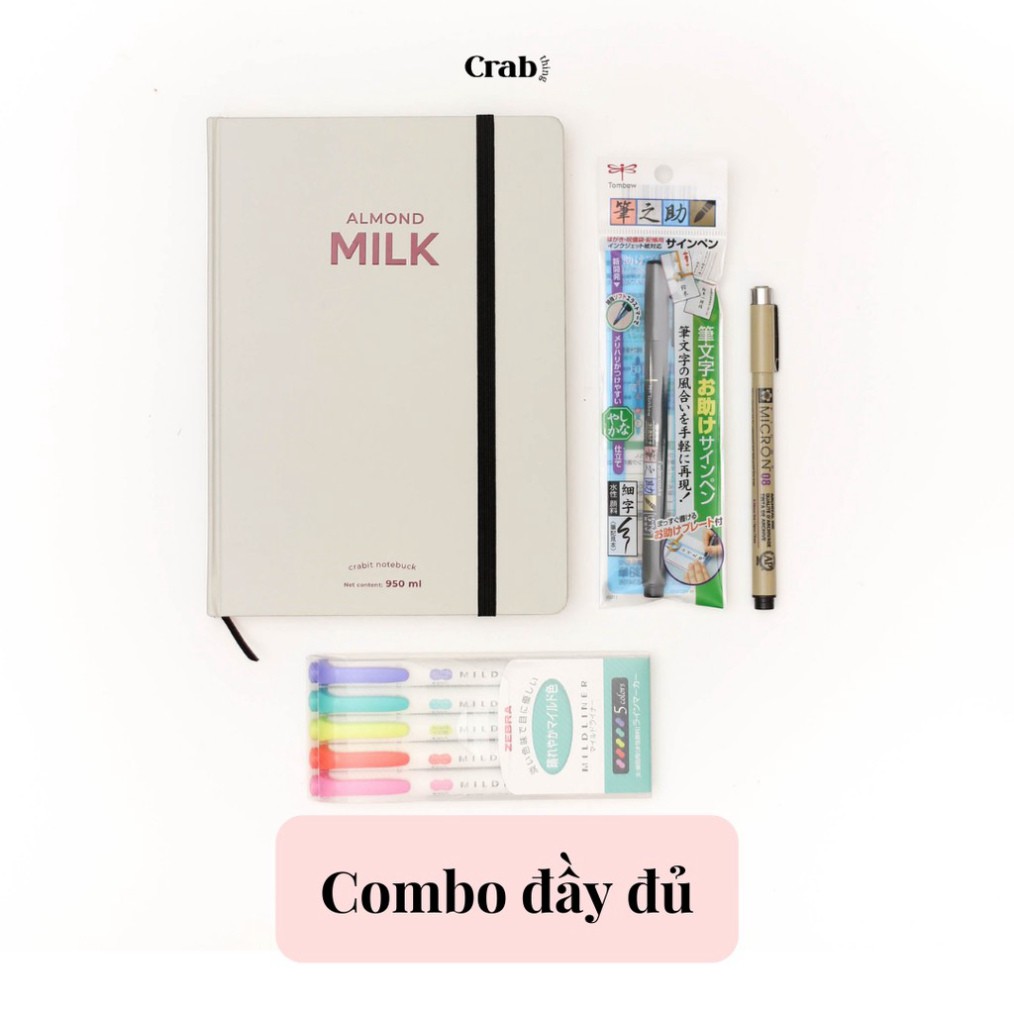 Combo sổ bút chuyên dụng Bullet Journal - Màu Lollipop