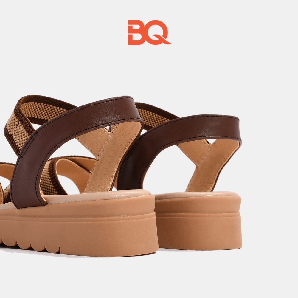 Giày sandal nữ 3 phân đẹp đế bằng đi học BQ SD344