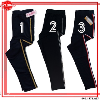 Quần legging ôm body - quần thun nữ 3 loại sọc viền cập nhật liên tục