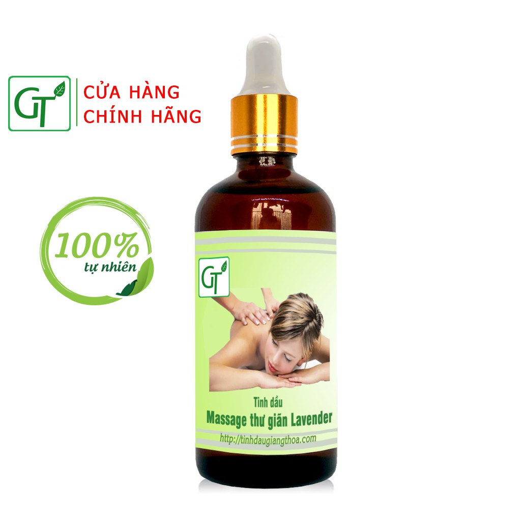 Tinh Dầu Massage Thư Giãn Oải Hương Chai 100ml - Tinh Dầu Mát Xa Hương Lavender - [HÀNG CAO CẤP]