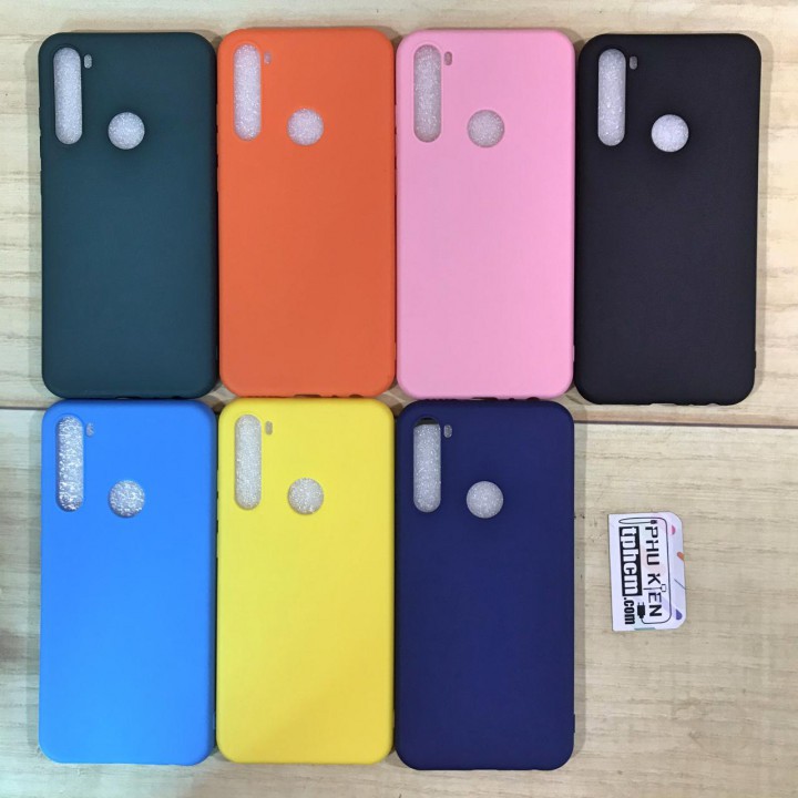 Ốp lưng Xiaomi Redmi Note 8 Dẻo màu trơn Siêu Cool