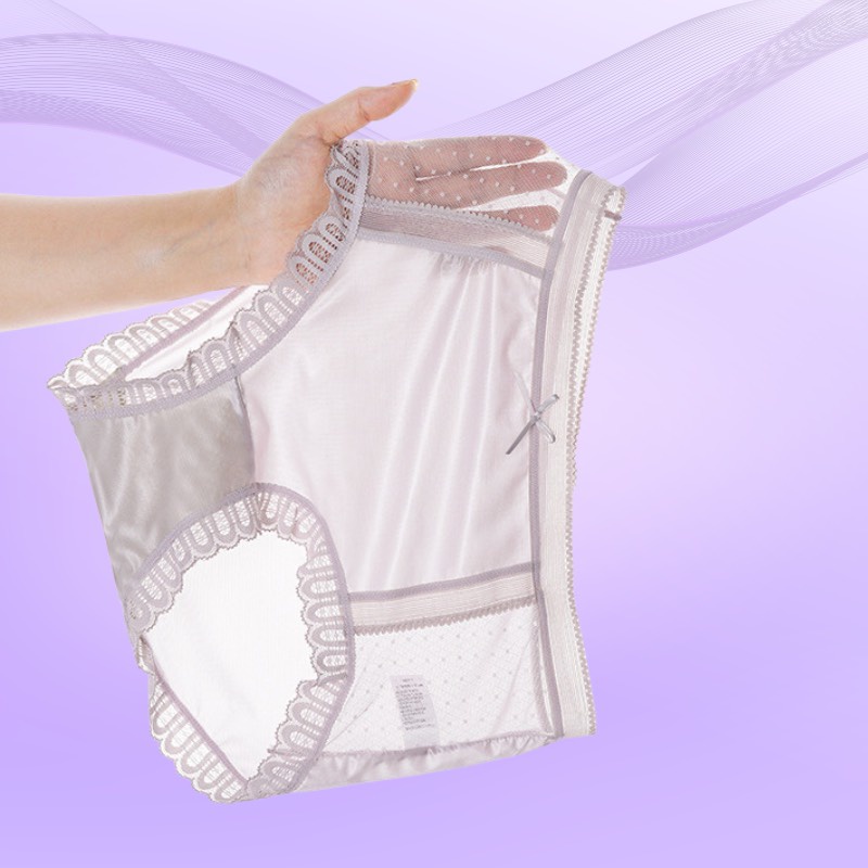 Quần Lót Cotton Phối Ren Mềm Mịn Co Dãn Thoáng Mát DORIS 3031