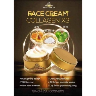 Combo kem face +sirum dưỡng trắng 20g