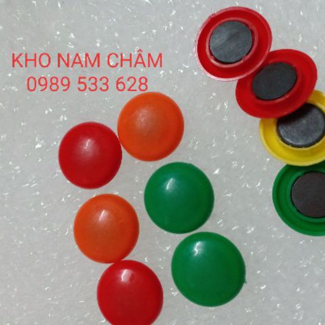 10 viên nam châm đính bảng màu sắc