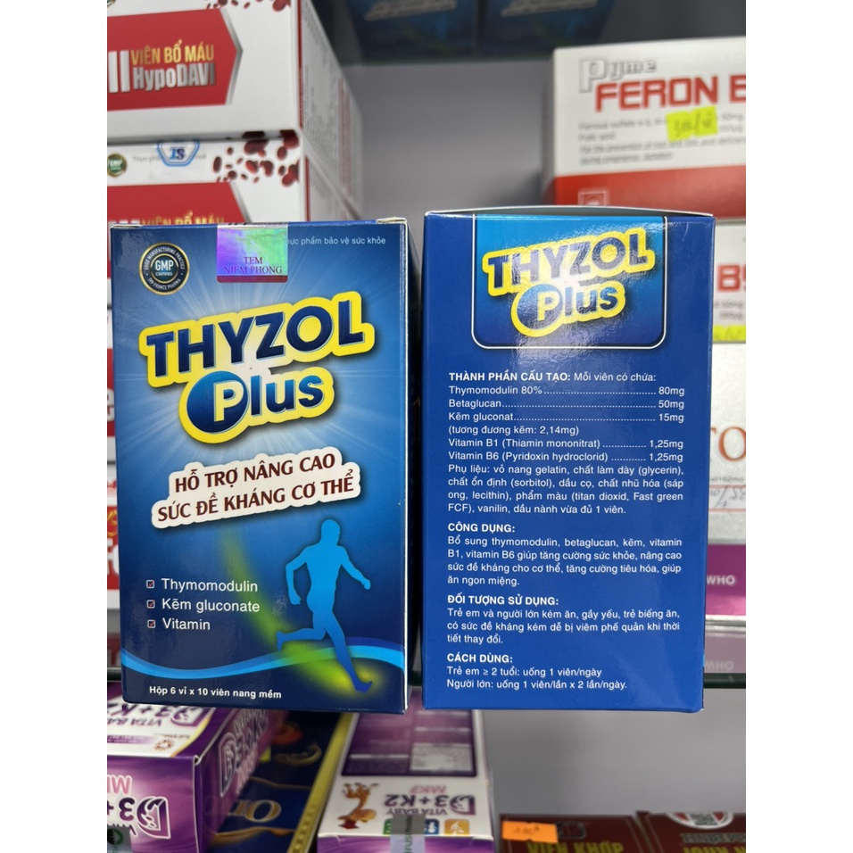 Viên Uống Thyzol Plus Giúp Tăng Cường Miễn Dịch, Nâng Cao Sức Đề Kháng