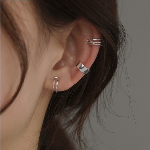 Khuyên tai kim loại thời trang retro cá tính dành cho nữ