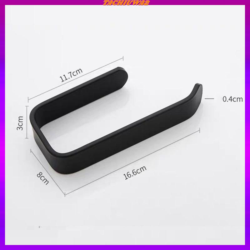 [Tachiuwa2] Giá Đỡ Cuộn Giấy Vệ Sinh Màu Đen Gắn Tường Nhà Bếp