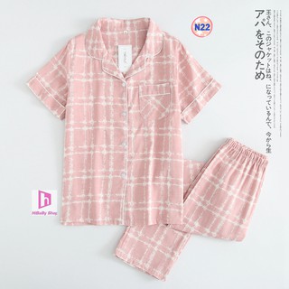 Pijama thô đũi mặc hè cực mát n22h