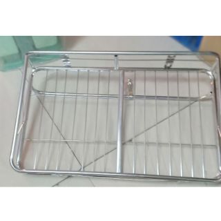 Kệ chén 1 tầng inox 201- kệ chén inox treo tường