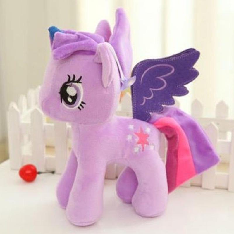 Thú Nhồi Bông Hình Con Ngựa Pony Mềm 25CM