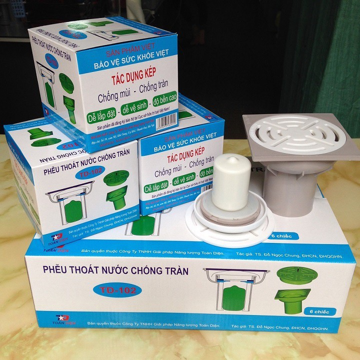 Phễu Thoát Nước Chống Tràn TD-102 (Trắng)