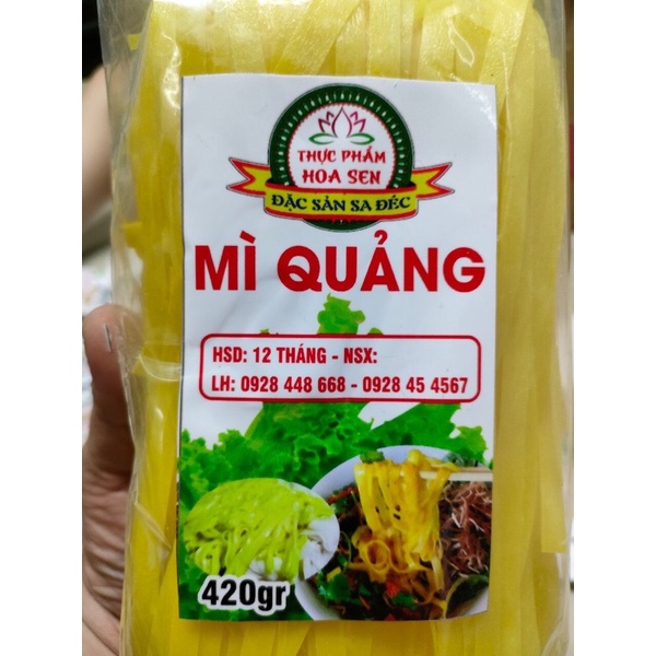 MÌ QUẢNG KHÔ SA ĐÉC 420gam