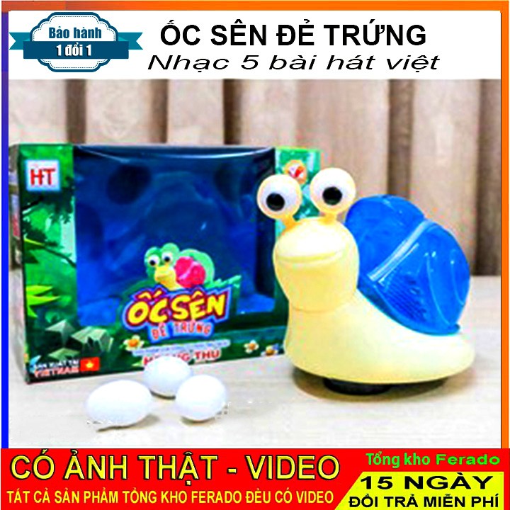 Đồ chơi ốc sên đẻ trứng có nhạc cho trẻ em