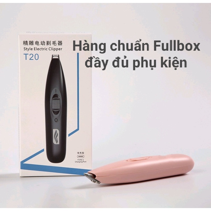 [Hỏa tốc] Tông Đơ Mini Cạo Cắt Lông Bàn Chân, Lông Tai Cho Chó Mèo - Có Sạc USB