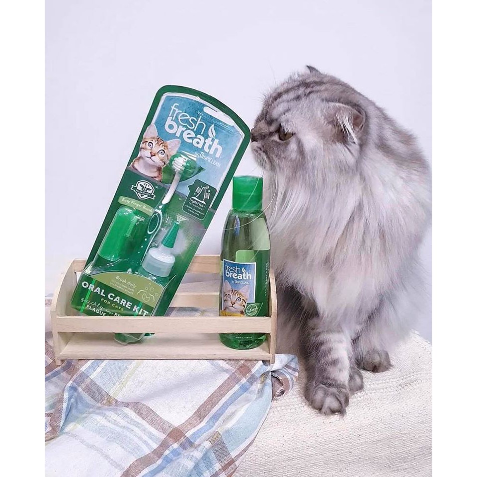 Bộ Chăm Sóc Răng Miệng Thú Cưng Dùng Thử cho Chó Tropiclean