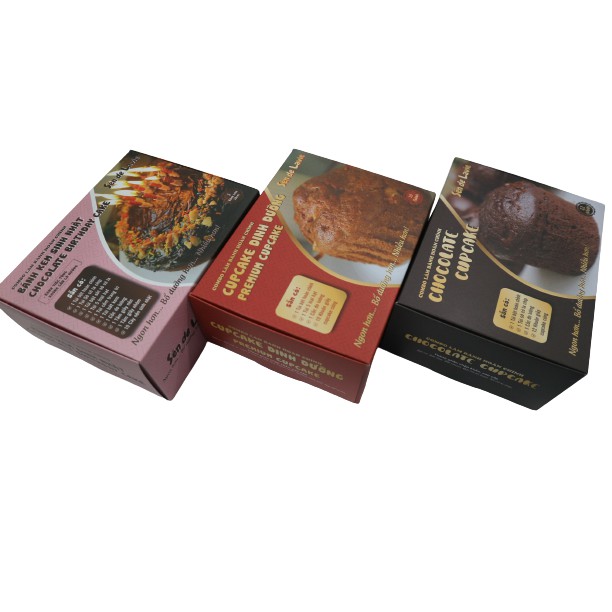 Combo bôt trộn, nguyên liệu và vật dụng làm Bánh kem sinh nhật sô cô la, Cupcake sô cô la và Cupcake dinh dưỡng