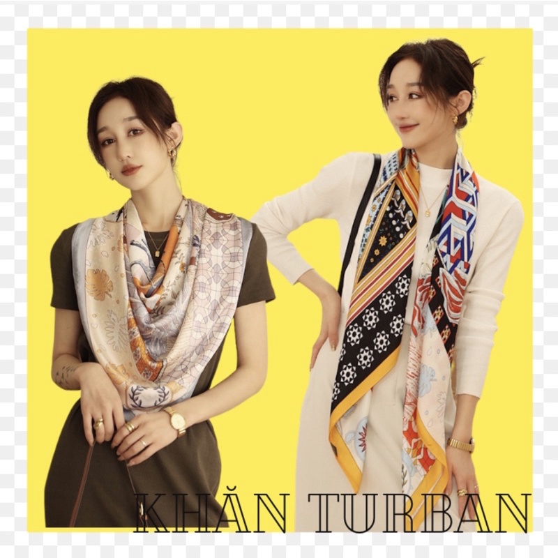 Khăn choàng cổ đa năng che nắng size 108x108cm