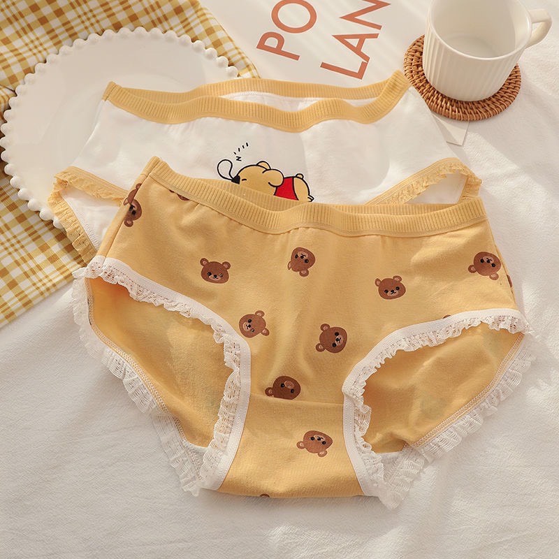 QUẦN LÓT NỮ COTTON CAO CẤP GẤU VÀNG SIÊU HOT