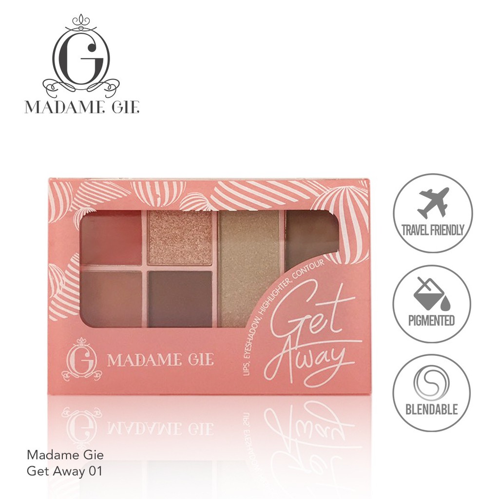 (hàng Mới Về) Bảng Phấn Trang Điểm Mặt Madame Gie Getaway | BigBuy360 - bigbuy360.vn