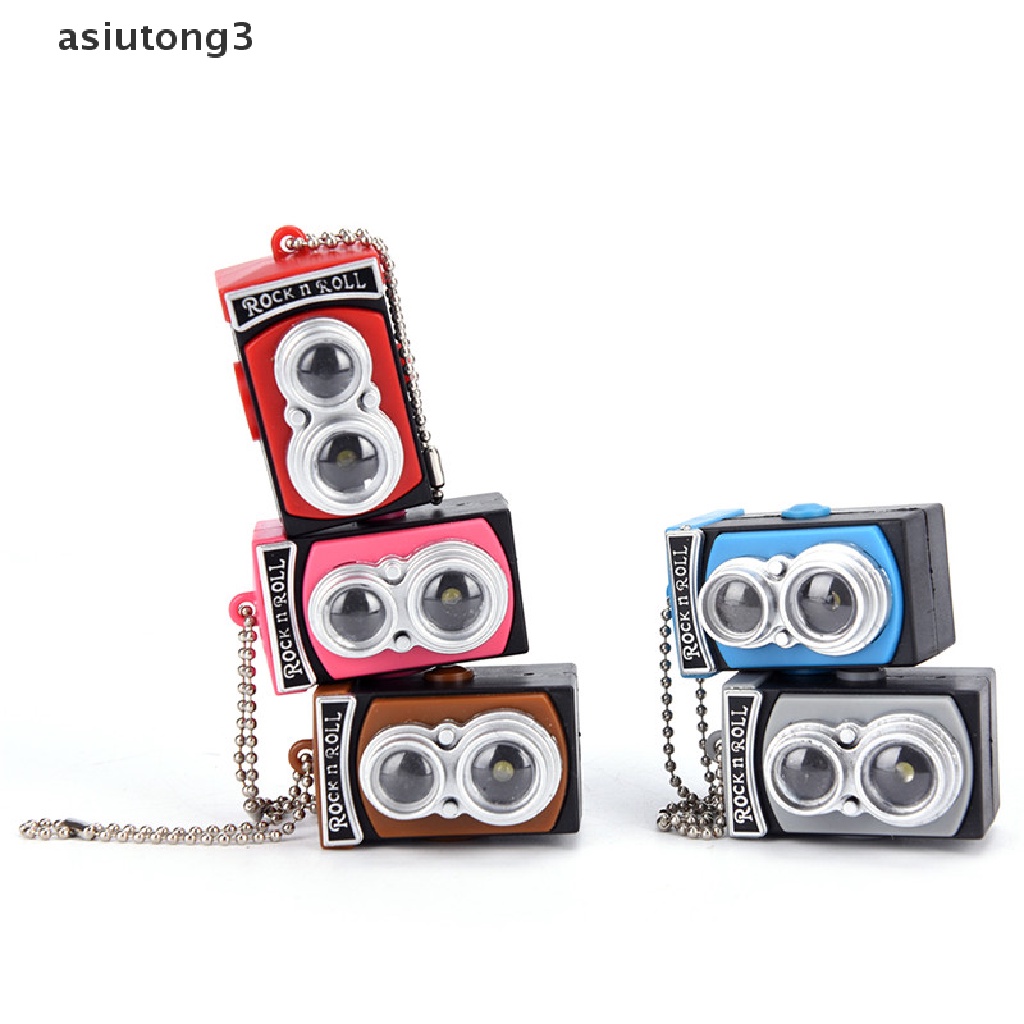 Móc khóa hình máy ảnh kỹ thuật số mini có đèn LED và âm thanh thời trang
 | BigBuy360 - bigbuy360.vn