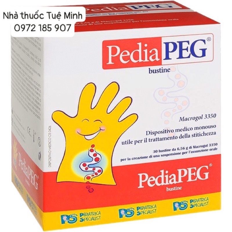 Pedia PEG -  Không lo táo bón, PediaPEG nhập khẩu italy