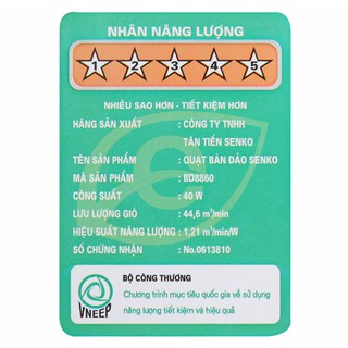 Quạt Bàn Đảo 3 Tấc Senko BD8860