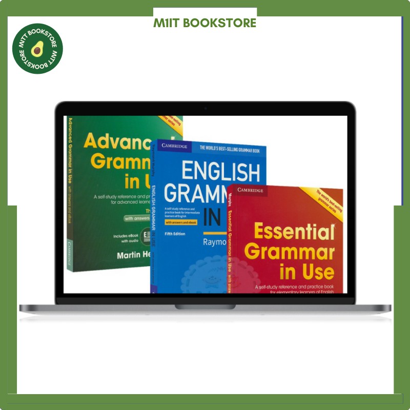 Bộ sản phẩm cực hot -Grammar in Use bộ 3q