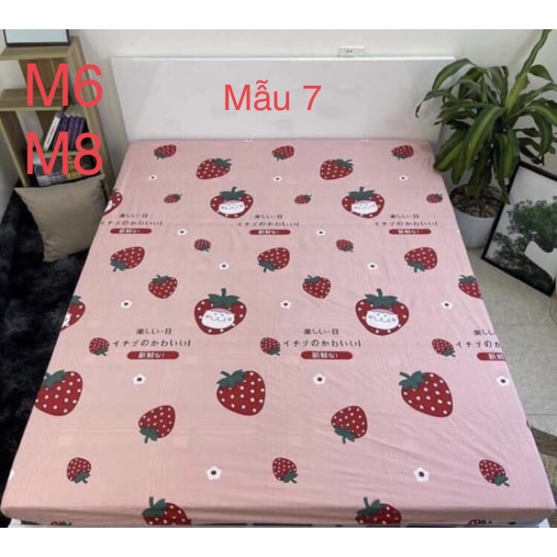 Ga chống thấm cotton Romance. Ga giường cotton chống thấm. Ga cotton nano kháng khuẩn