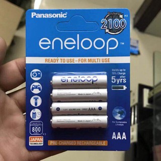 Pin sạc eneloop aaa ,800mah , 2100 lần