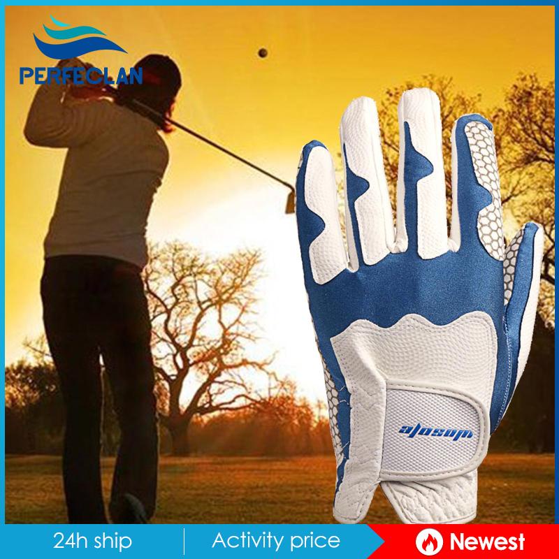 Găng Tay Đánh Golf Bằng Sợi Tổng Hợp Thoáng Khí Thoải Mái Có Thể Giặt Sạch Cho Nam