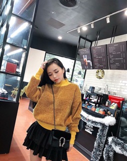 Áo len nhung hàng Quảng Châu